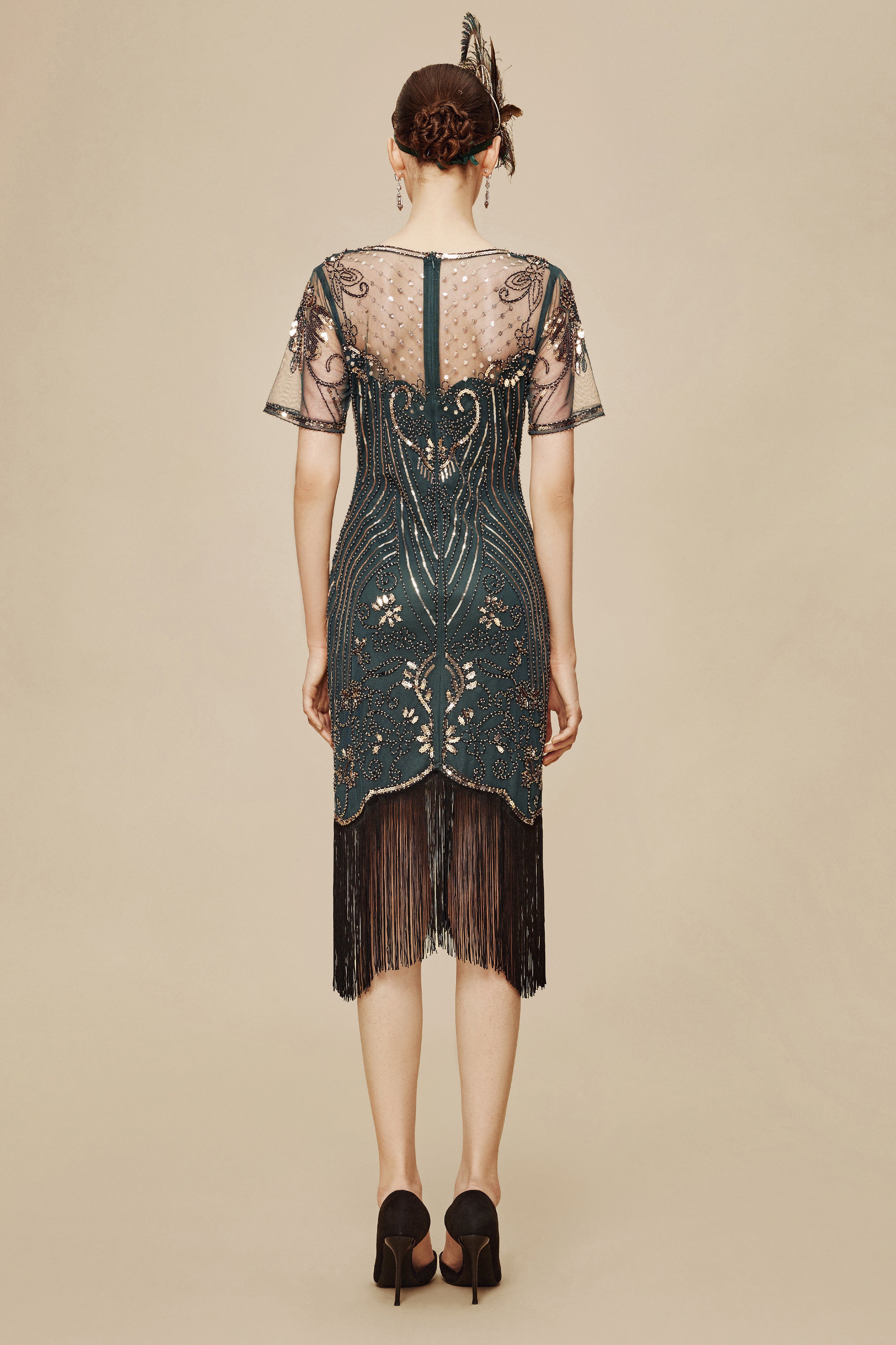 H*a様 PAISLEY EMBROIDERY DRESS BLACK SR Fashions Black White Paisley Embroidery Dress Free One