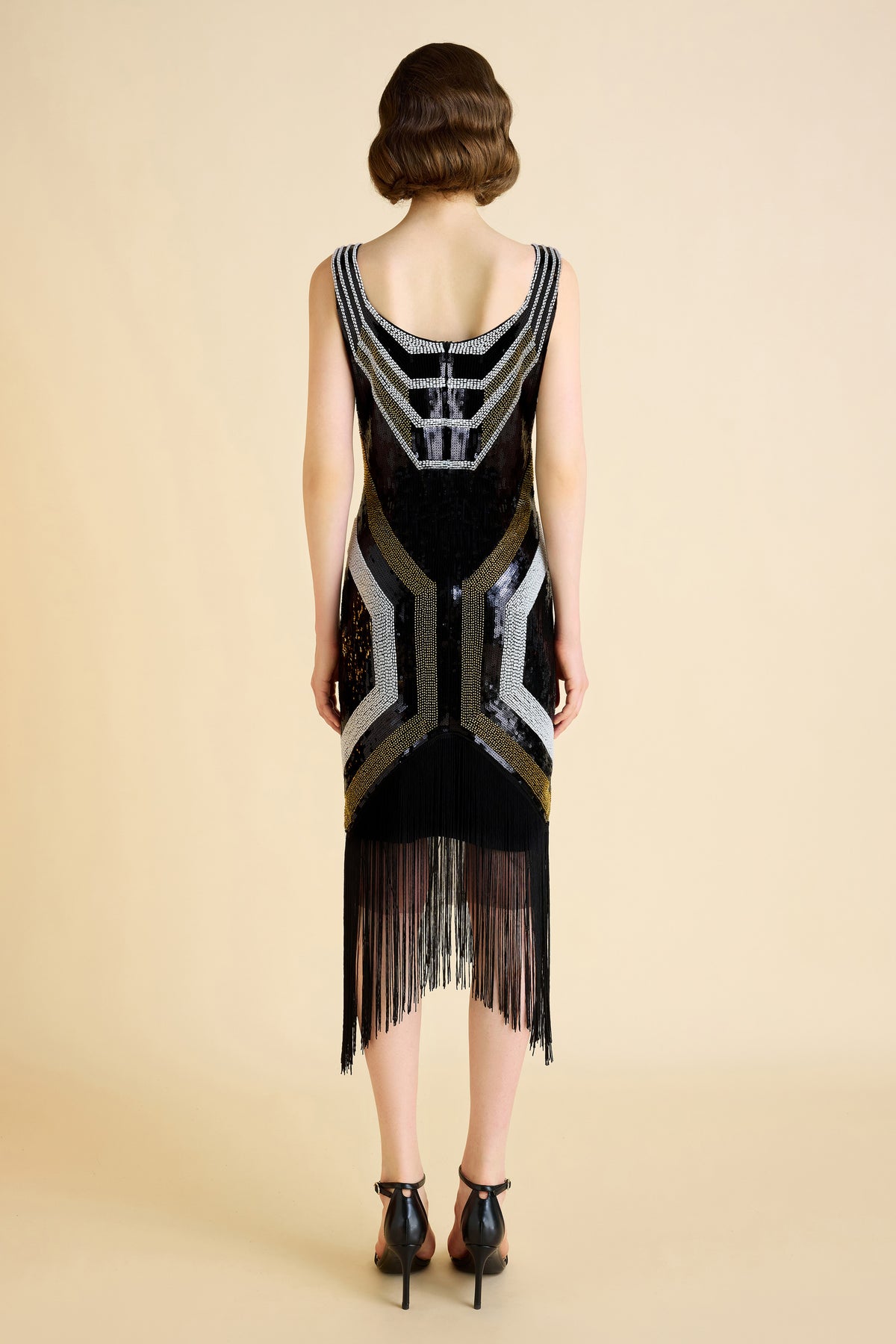 Shop 1920s Dresses - Art Deco Geometric Flapper Dress | BABEYOND