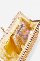 1920s Rhinestone Studded Chain Clutch | Gold | 3